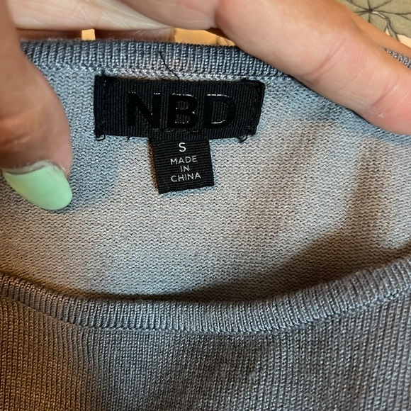 Revolve NBD Myckynna Ruched Side Sweater Dress - Picture 5 of 11